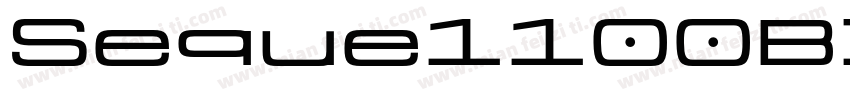 Seque1100Black 55字体转换